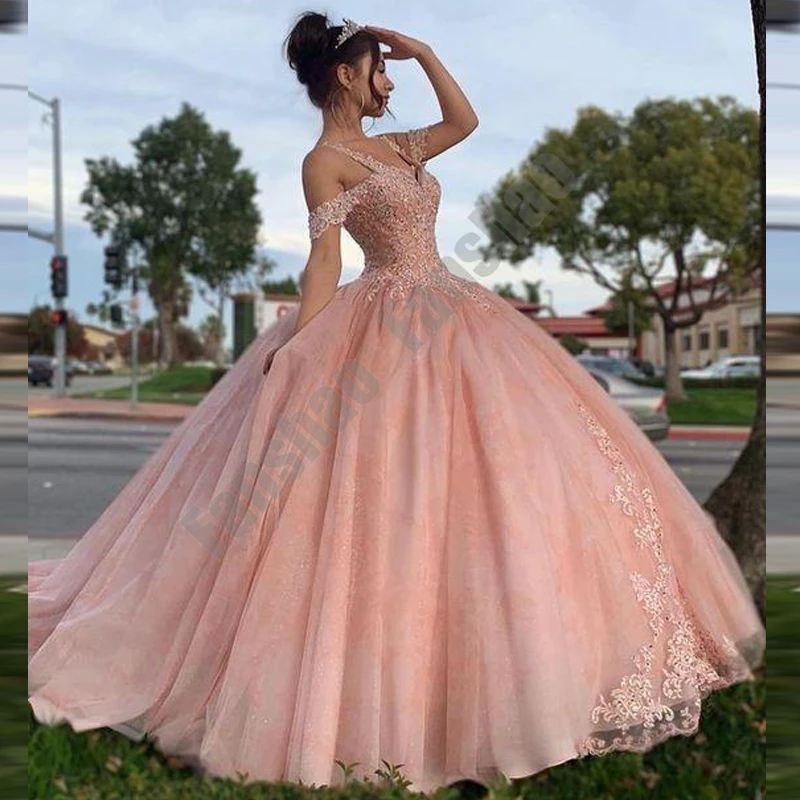 Блестящие платья wd708 для Quinceanera платье на бретелях-спагетти блестки девушек 15