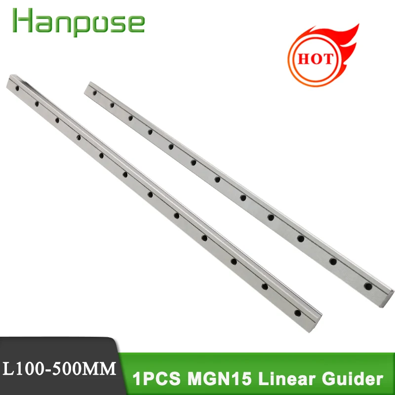 

Линейная направляющая MGN15 L 100 мм 200 мм 300 мм 400 мм 500 мм миниатюрная линейная направляющая без линейного слайдера MGN для 3D-принтера