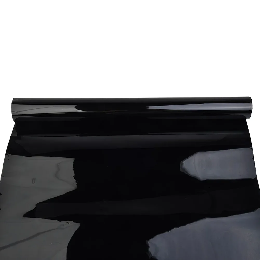 Наклейка из фольги. Лист наклеек. Опрыск тепла: 50% УФ-отклонение: 90% 100x50 см. Черный