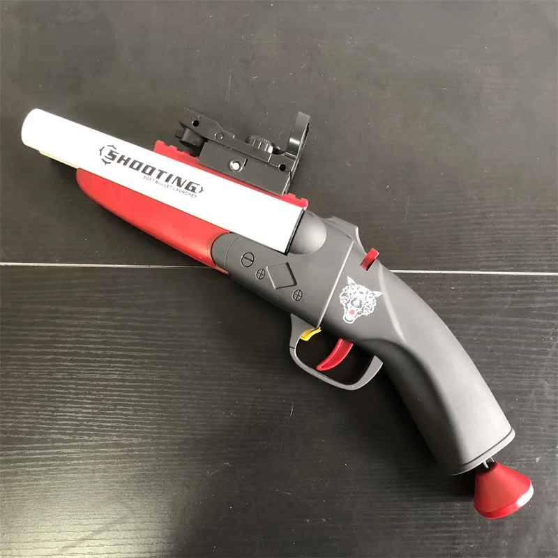 

Soft Bullet Gun Double-barreled Toy Gun Blaster For Boys Children Rifle Weapon Foam Darts Pistol Kids Adult Outdoor Fun Shooting