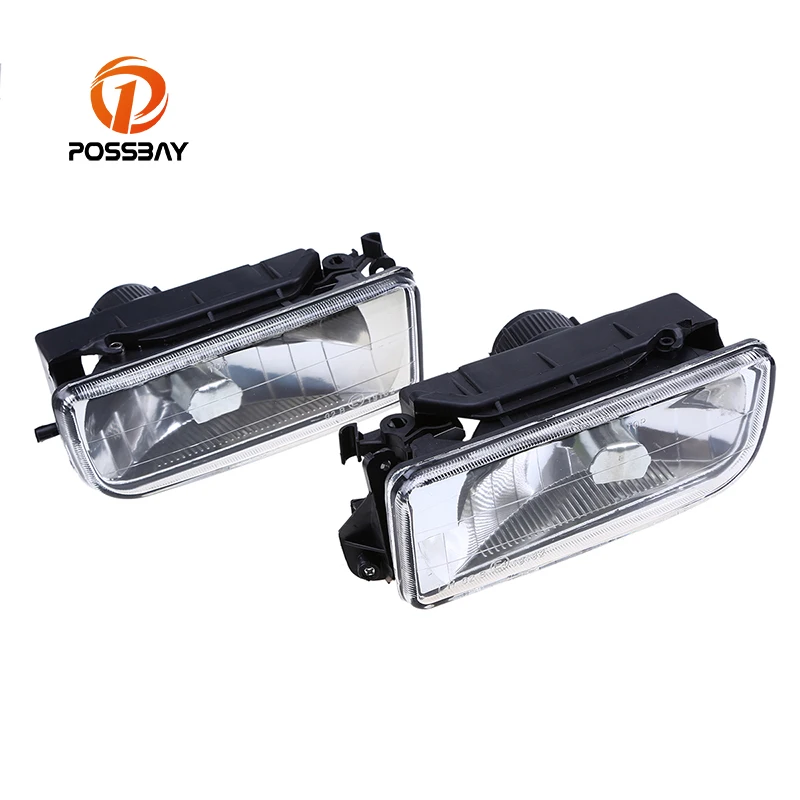 

Автомобильные противотуманные линзы POSSBAY для BMW E36 3 серии 1990-2000, автомобильная сборка, кристально прозрачные линзы для головных фонарей