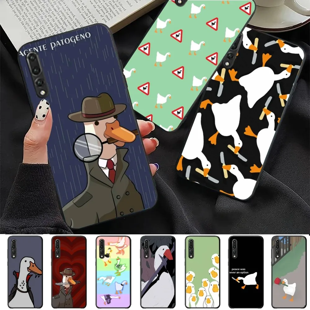 

Duck Goose Game Phone Case For Huawei P 8 9 10 20 30 40 50 Pro Lite Psmart Honor 10 Lite 70 Mate 20lite