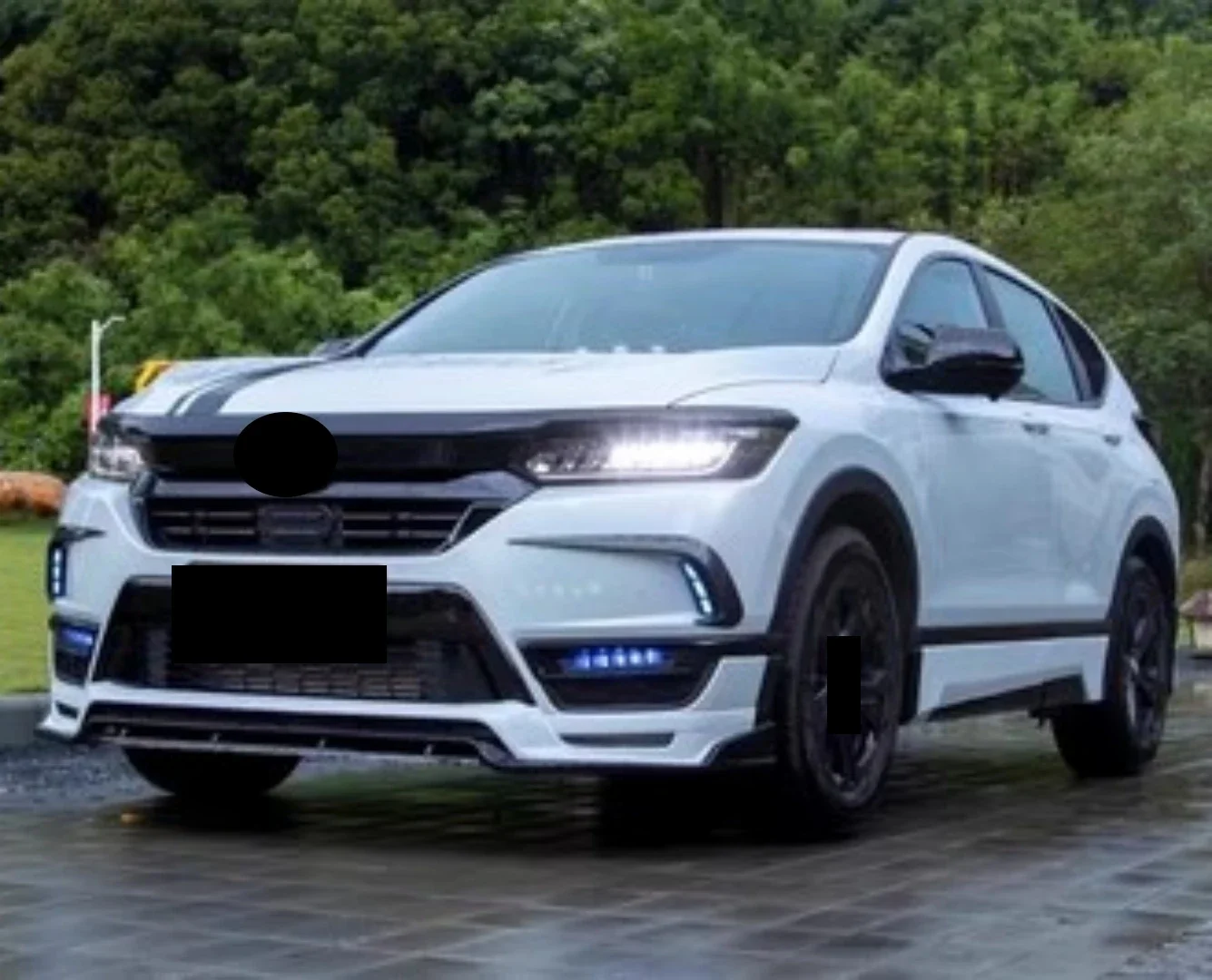 Фото Комплект кузова, передняя и задняя боковая юбка для Honda Breeze ACR, модифицированные автомобильные аксессуары №2