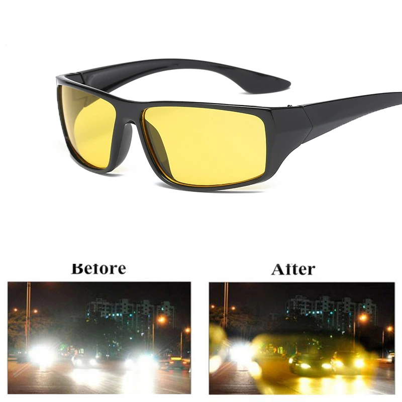 

2022 NEW Anti-Glare Night Vision Driver Goggles Night Driving Glasses Enhanced Light Fashion Sunglasses Goggles Car Accessries