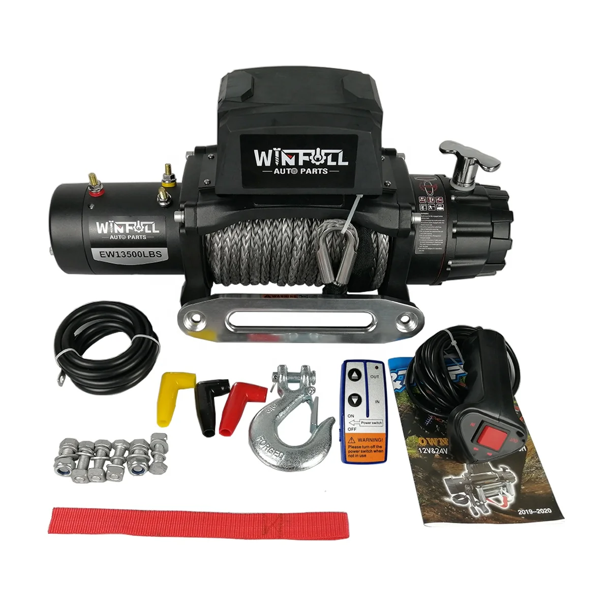 

12V/24V Electric Rope Winch 13500lbs Rope ATV