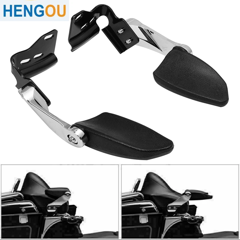 

Motorcycle Rear Passenger Adjust Stealth Armrests For Harley Touring Electra Street Glide Road King CVO 1997-2013 2014-2022 2021