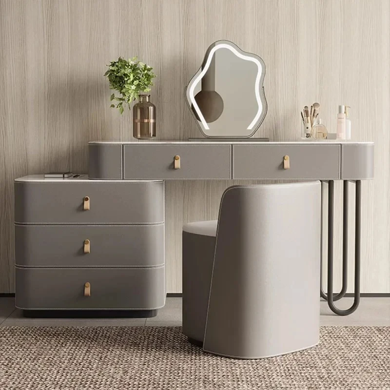 Дизайнерский Минимальный скандинавский комод шкаф со светодиодной подсветкой