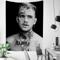 lil peep tapestry wall hanging suitable for bedroom home room decoration aesthetic wall decor magic hippie boho style decor
