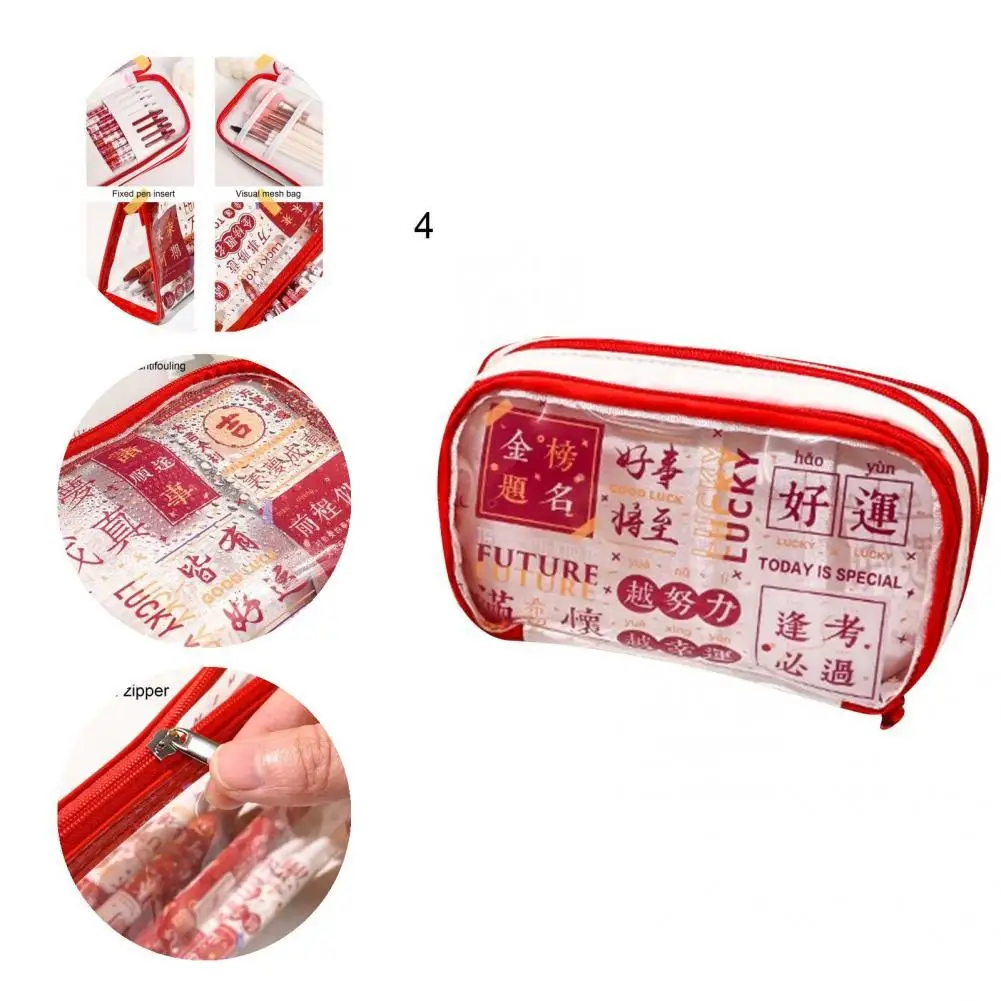 

Pencil Pouch Unique Hard to Fade Durable Practical Large Capacity Pencil Storage Bag for Students Pencil Holder Pencil Bag