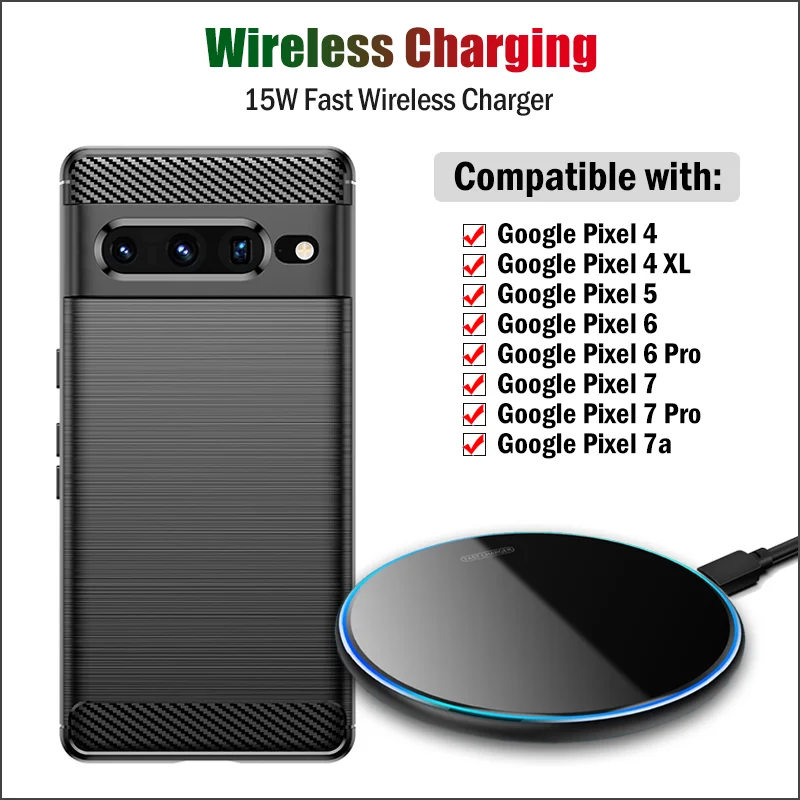 15W Universal Fast Qi Wireless Charging Pad for Google Pixel