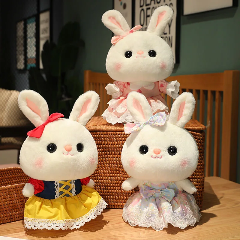 

30cm Kawaii Rabbit Animal Plush Toy Creative Plushie Stuffed Pillow Soft Kid Toy Girl Women Gift