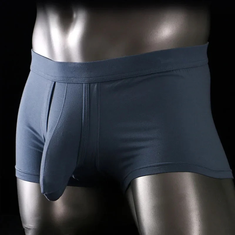 Мужское нижнее белье боксеры мужские мягкие дышащие трусы-боксеры со слоновьим