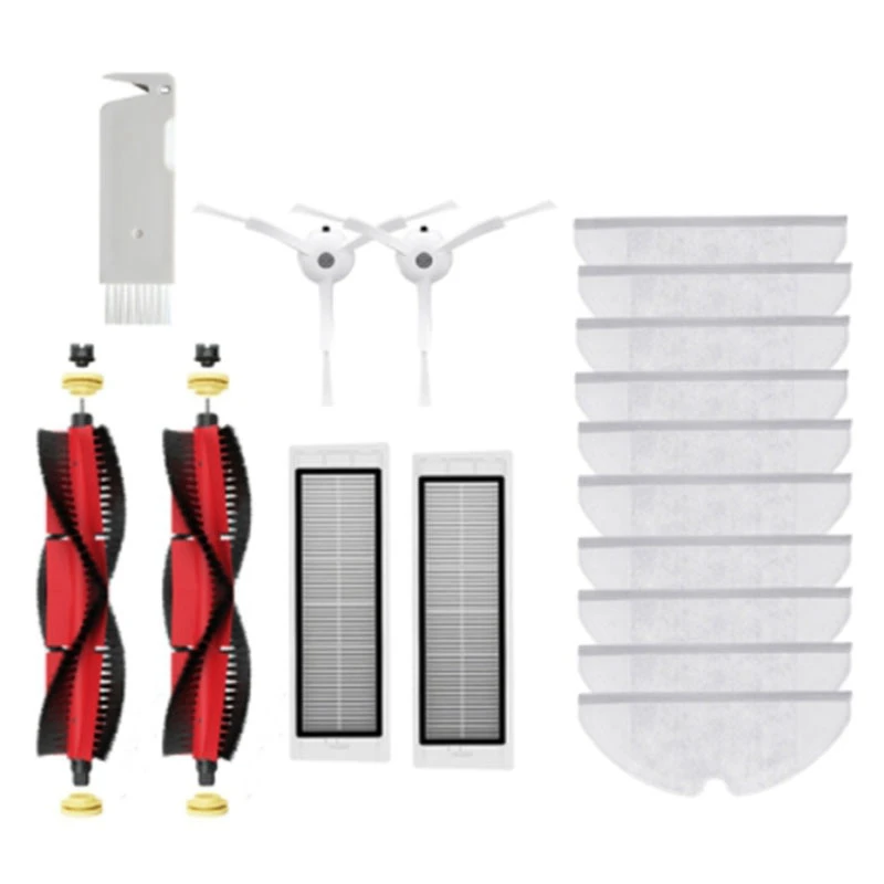 

Аксессуары для Xiaomi Roborock S5 S6 Max Pure S60 S65 S50 E25 E4 Роботизированный пылесос боковая щетка Hepa фильтр Швабра