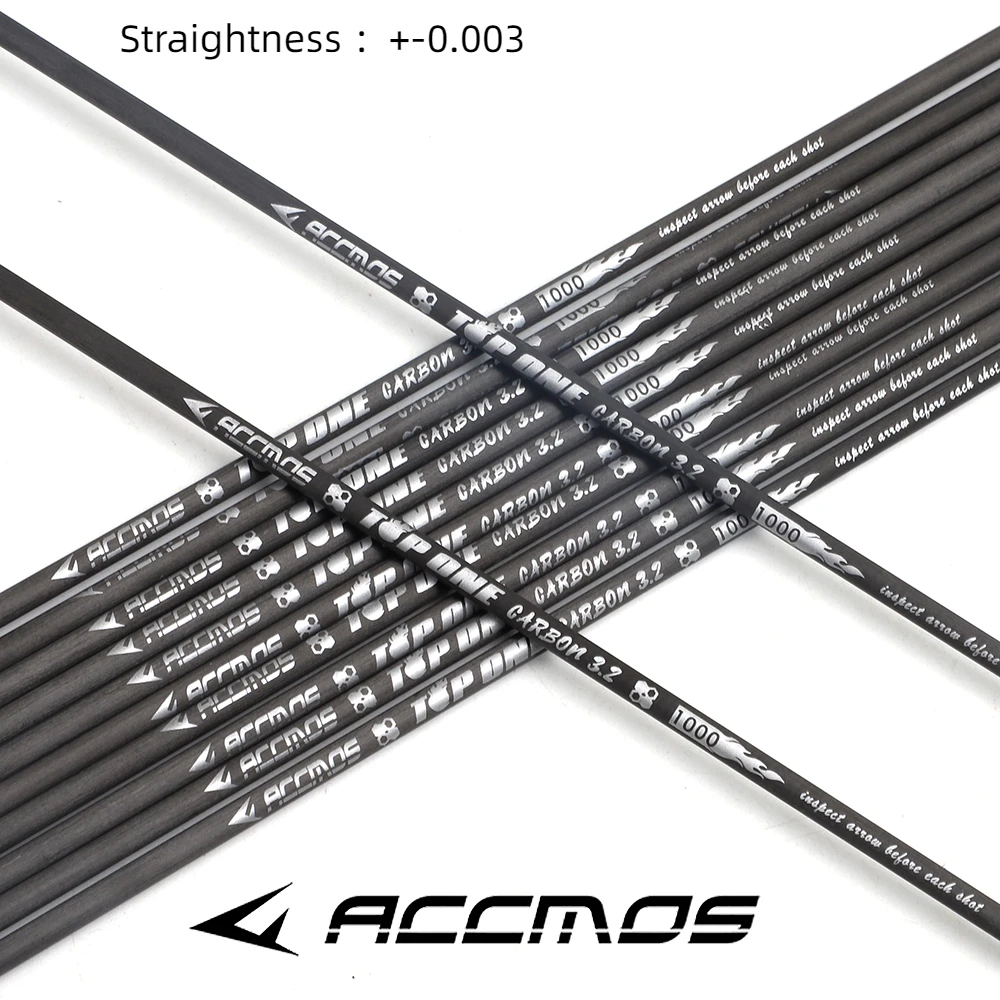 

ACCMOS ID3.2mm Straightness 0.003 Carbon Arrow Shaft 350 400 450 500 550 600 650 700 750 800 850 900 1000 Spine Arrow Shaft