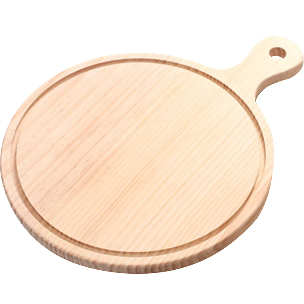 

Breadboard Wood Tray Cutting Steak Plate Cheese Food Pizza Peel Paddle Storage Multipurpose Wooden Chopping