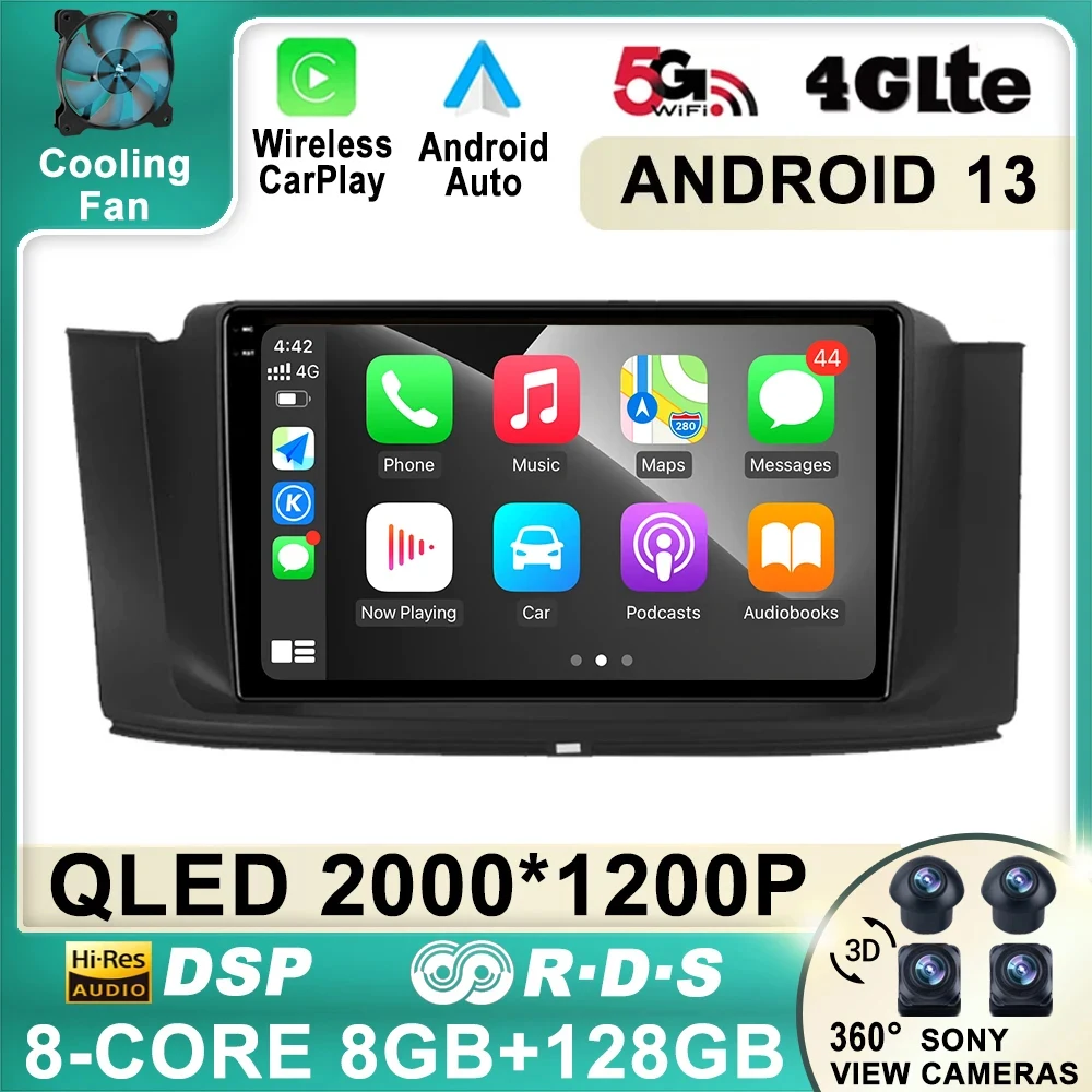 Android 13 для Geely Emgrand GT GC9 Borui 2015 - 2016 автомобильное радио DSP система IPS сенсорный экран