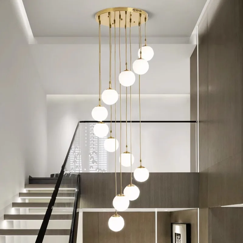 

Led Art Chandelier Pendant Lamp Lights Room Decor Nordic home decoration stair living and dining ceiling indoor lighting kitchen