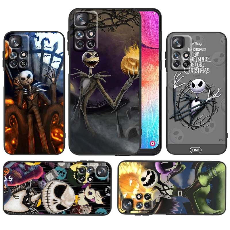 

Christmas Nightmare Before For Redmi 10 10X 9T 9C 9C 8 7 5 K50 K40S Gaming 4G 5G Silicone Soft Shockproof Black Phone Case