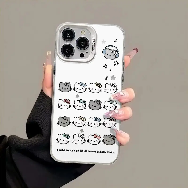 Чехол Sanrio Hello Kitty для iPhone 15 14 13 Pro Max 11 12 XR XS MAX Y2K