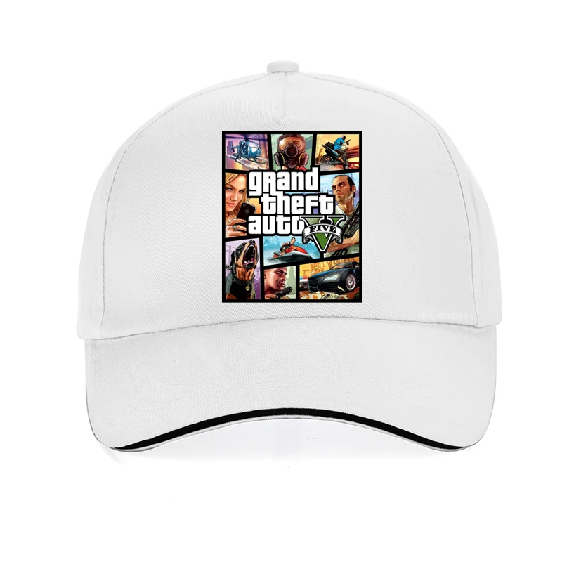 Модная брендовая кепка gta 5 мужская бейсболка из 100% хлопка косплей и женская в