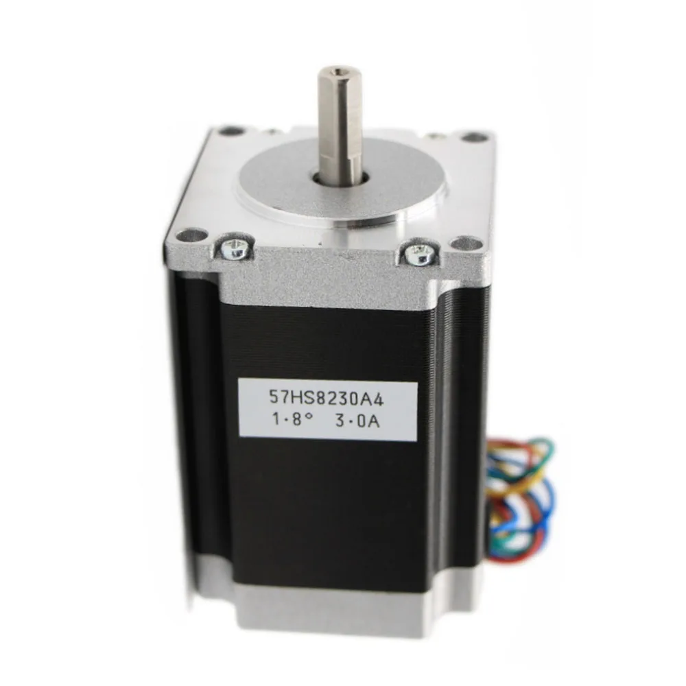 NEMA 23 Шаговый двигатель с ЧПУ 57x82 мм 3A 2 Нм D = 8 6 35 315 унций Nema23 Фрезерный станок