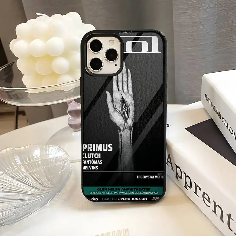 

Tool Band Rock Music Phone Case Silicone PC+TPU Case For IPhone 14 11 12 13 Pro Max 8 7 6 Plus X SE XR Hard Shell Fundas