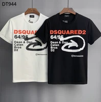 dsquared2 new mens womens printed lettersround neck short sleeve street hip hop pure cotton tee t shirt dt944