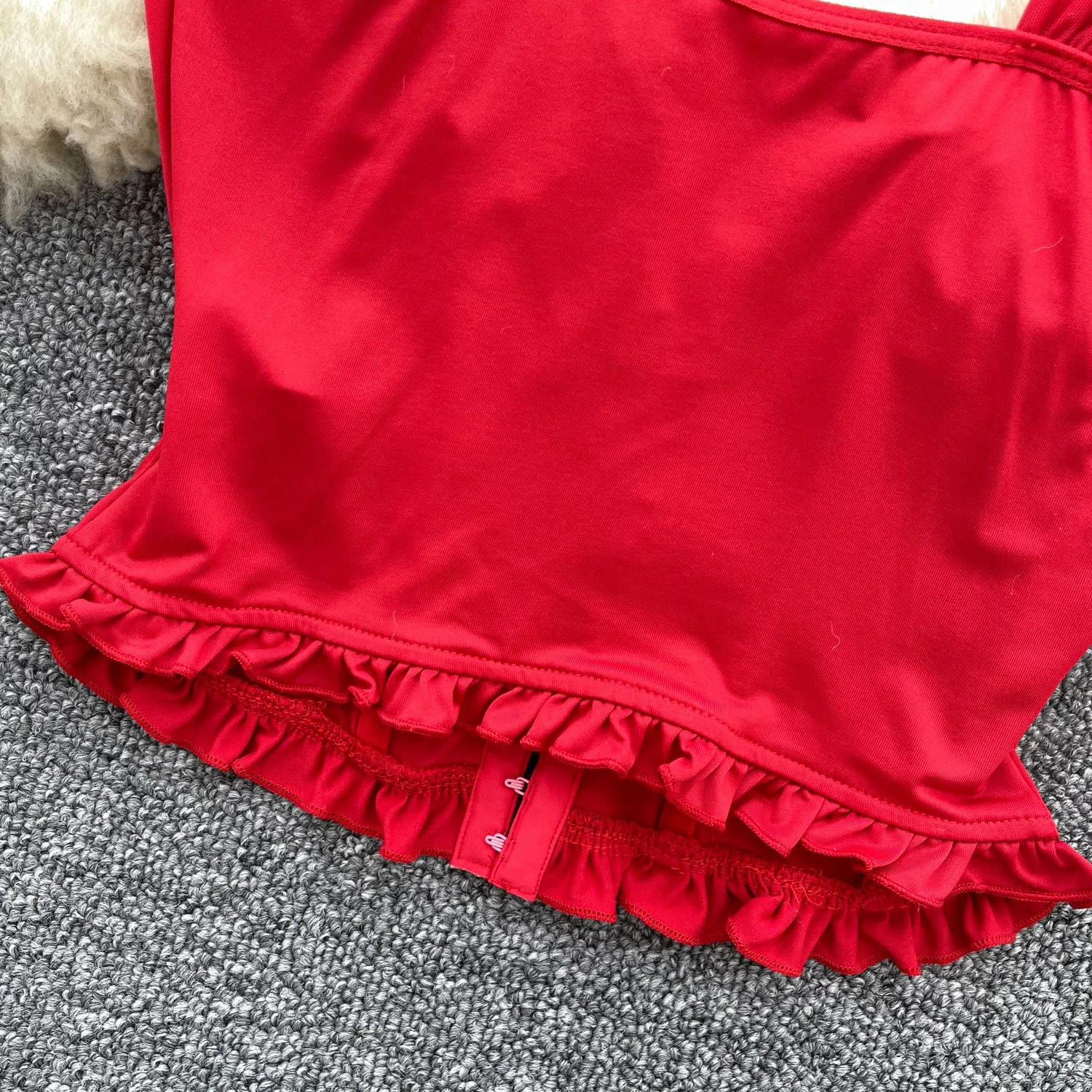 Женский винтажный Топ на пуговицах элегантная майка с бретельками и закрытой