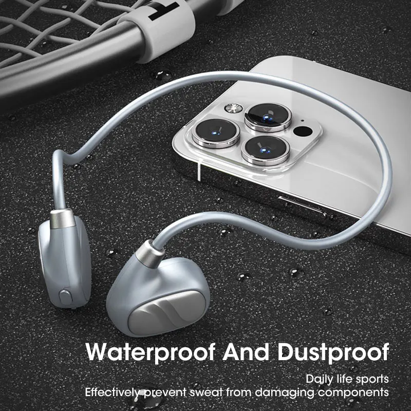 

Беспроводные наушники-вкладыши с воздушной проводимостью, игровая гарнитура без вкладышей, беспроводная гарнитура с защитой от пота, Спортивная уличная гарнитура