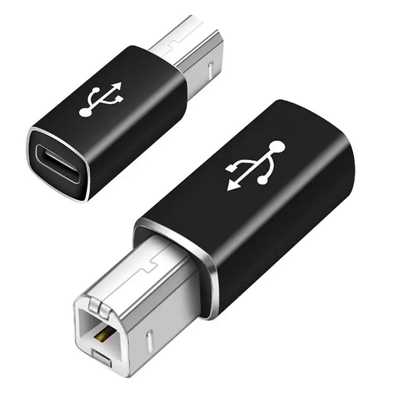 

Переходник с USB Type C на USB B разъем «Мама-папа» для сканера, принтера, передачи данных, миди-конвертер для электрического пианино-органа