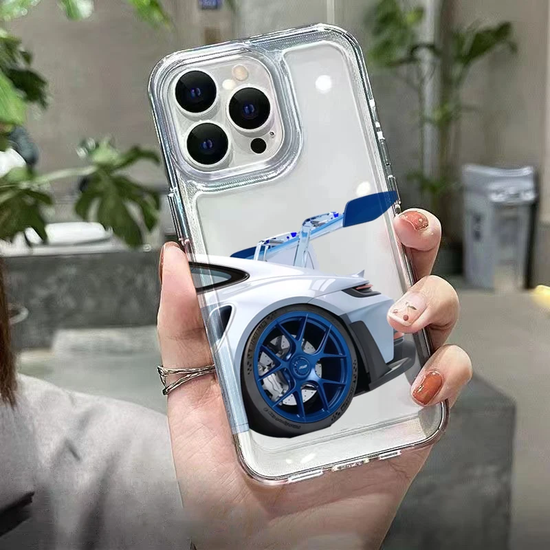 Фото Прозрачный чехол для телефона с дизайном спортивного автомобиля для Samsung Galaxy S26 Ultra A56 A55 A54 A16 A06 A36 A15 A35 S22 S23 S24 S26 Plus S25 FE №2