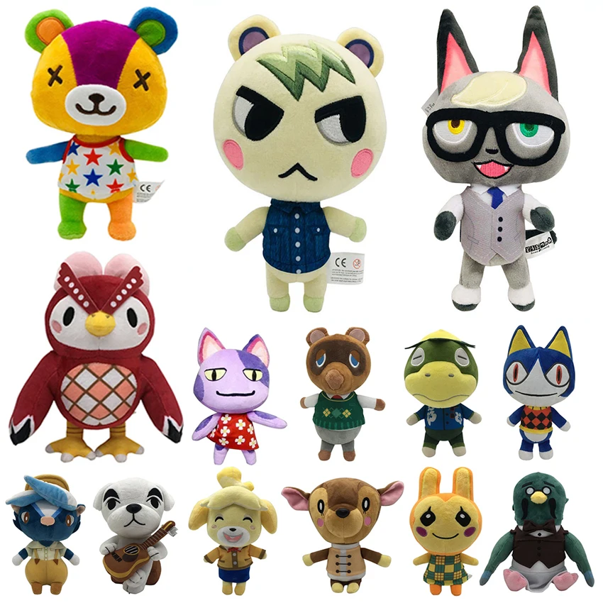 Плюшевые игрушки в виде животных перекрещивающиеся 20-25 см |