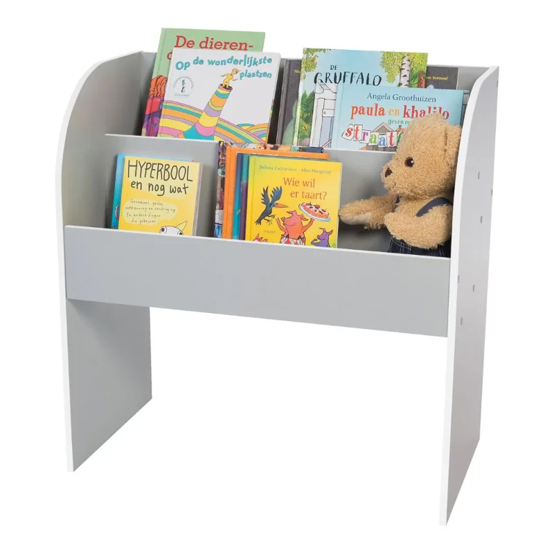 

IRIS USA, 3-Tier Kid's Bookcase Shelving Unit, Gray desk bookshelf book shelf for kids