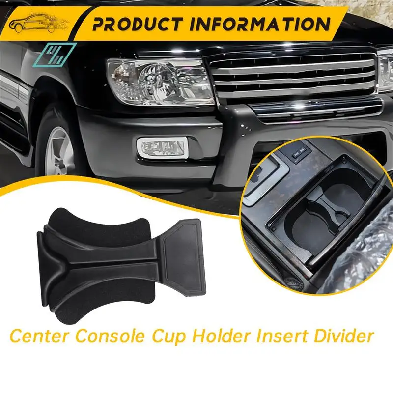 

A27F-Для Toyota Land Cruiser 100 серии 00-07/Lexus LX570 08-15 LX470 01-07, держатель для чашки центральной консоли, вставка-разделитель