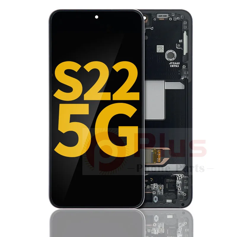 

AMOLED дисплей с заменой рамки для Samsung Galaxy S22 5G (Восстановленный) (Phantom Black)