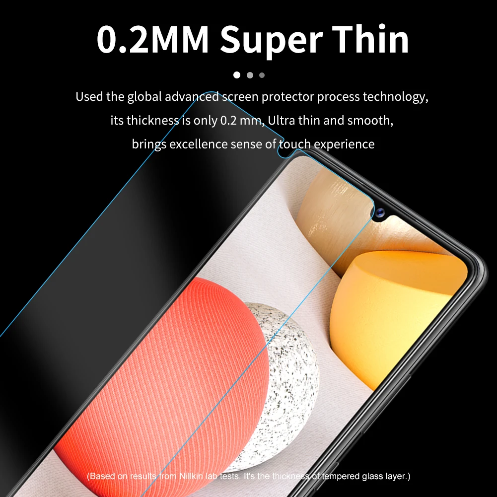 Nillkin For Samsung Galaxy A42 5G H+ Pro Tempered Glass Screen Protector Transparent 0.2mm 9H Anti-Explosion Screen Film