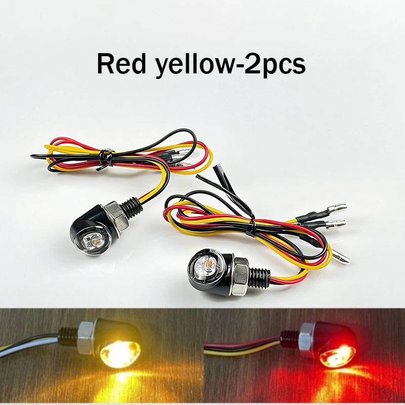 

Миниатюрный светодиодный указатель поворота для мотоцикла, дневные ходовые огни, передний и задний фонарь, стоп-сигнал, подходит для кафе-рейсеров.