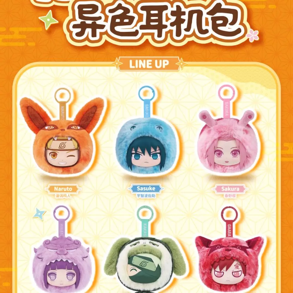 Фото Оригинальная плюшевая кукла BANDAI Eaki Naruto Uzumaki Naruto из серии Blind Box Shippuden Beast Party: милые аниме-персонажи, игрушки, подарок №2