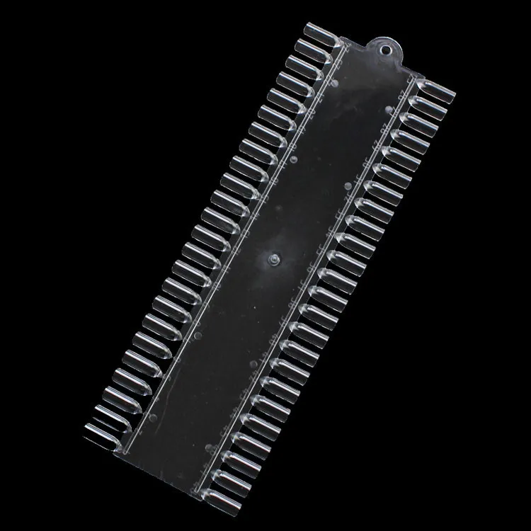 48 шт. прямоугольный прозрачный натуральный дизайн ногтей дисплей Сделай Сам