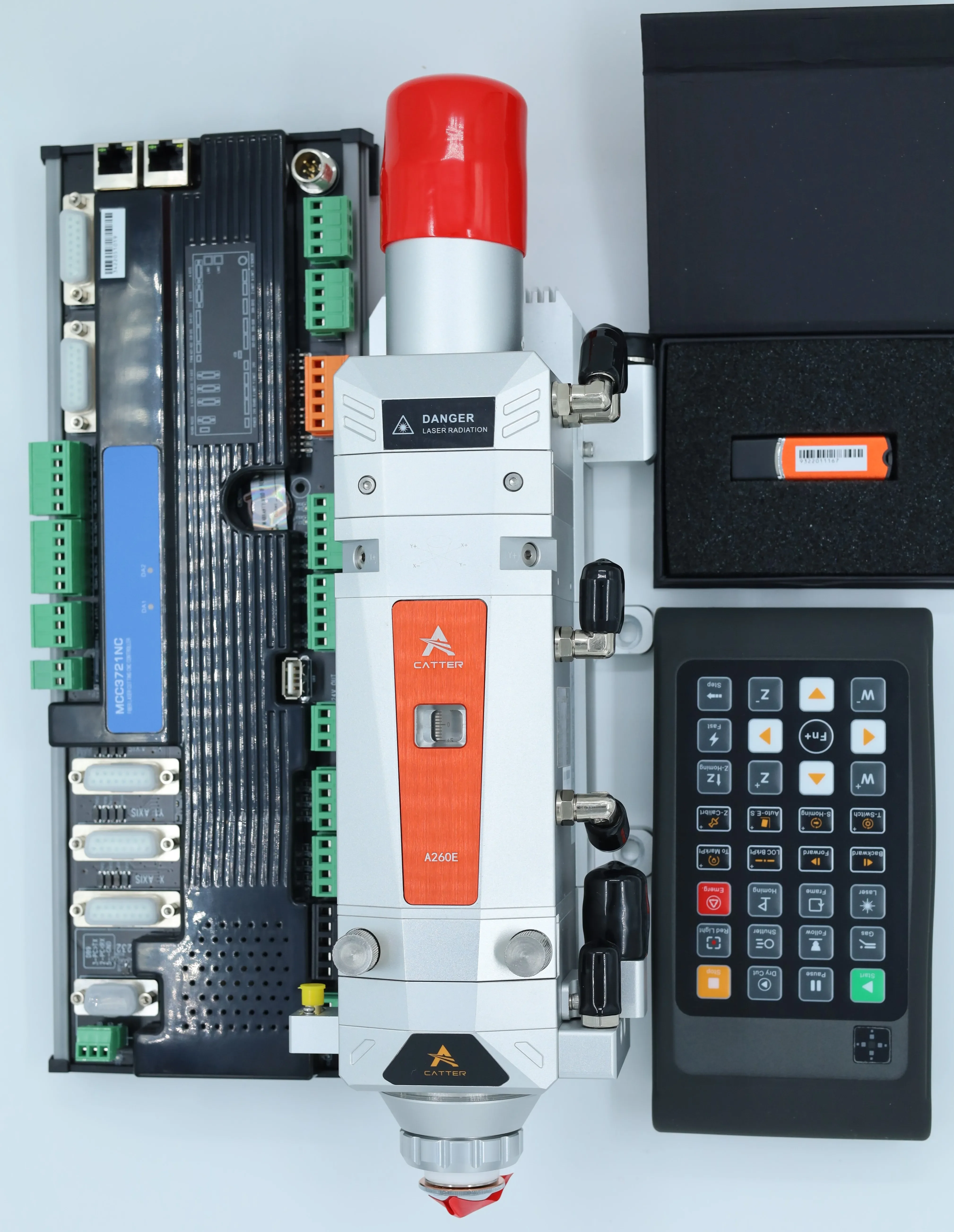 4 кВт A-резак A280E электрическая Волоконно-Лазерная режущая головка и