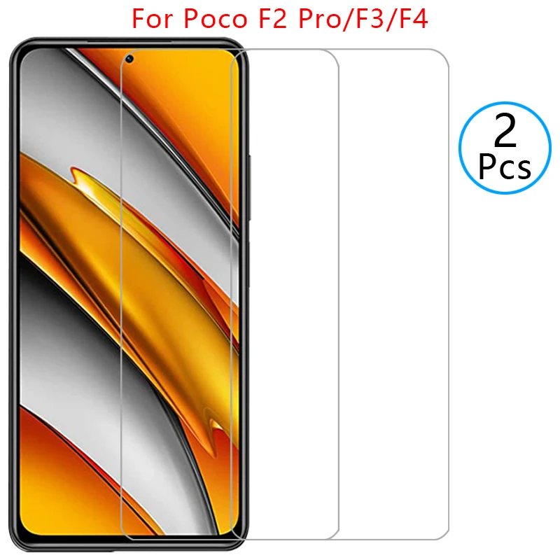 Закаленное стекло для xiaomi poco f2 pro f3 f4 gt чехол телефона pocof3 pocof4 poc f 2 3 4 2f 3f 4f f2pro