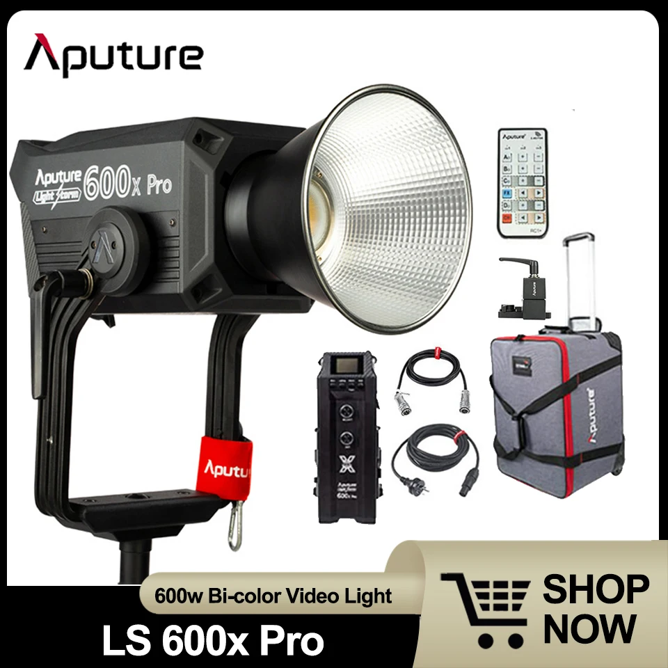 

Aputure LS 600x Pro 600W Photography Light Bowens Mount 2700-6500K Bi-color Waterproof Video Light Built-in 9 Lighting FX