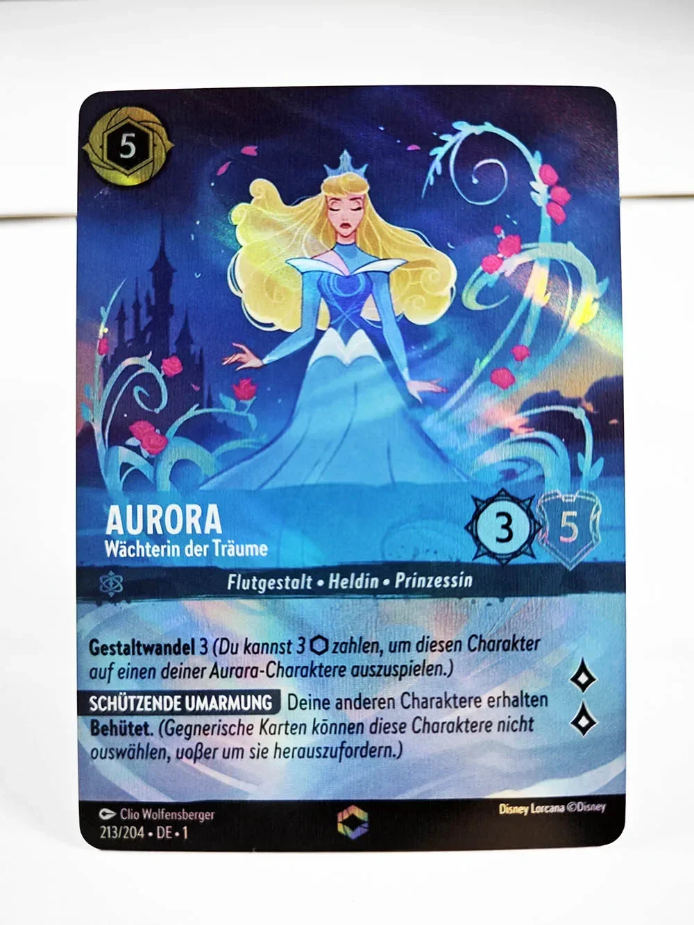 Дисней лоркана импульсная фольга прокси TCG игровые карты Германия Аврора Эльза