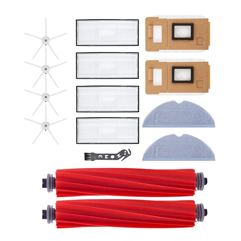 

Spare Part For Roborock S7 T7S Robot Vacuum Cleaner, Including Mop Cloth, Filters, Dust Bags, Side Brush And Main Brush