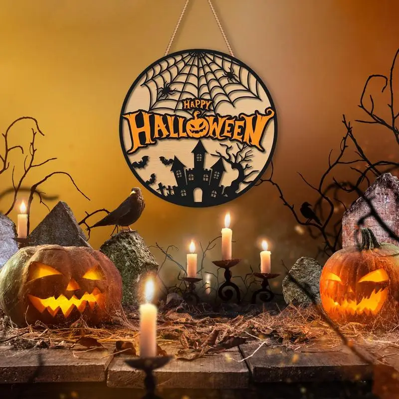 Дверные таблички на Хэллоуин приветственный знак для двери вывеска входную