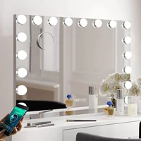vanity mirror with lights bluetooth hollywood makeup mirror with bluetooth 18 led bulbs lighted vanity bluetooth vaniti mirror