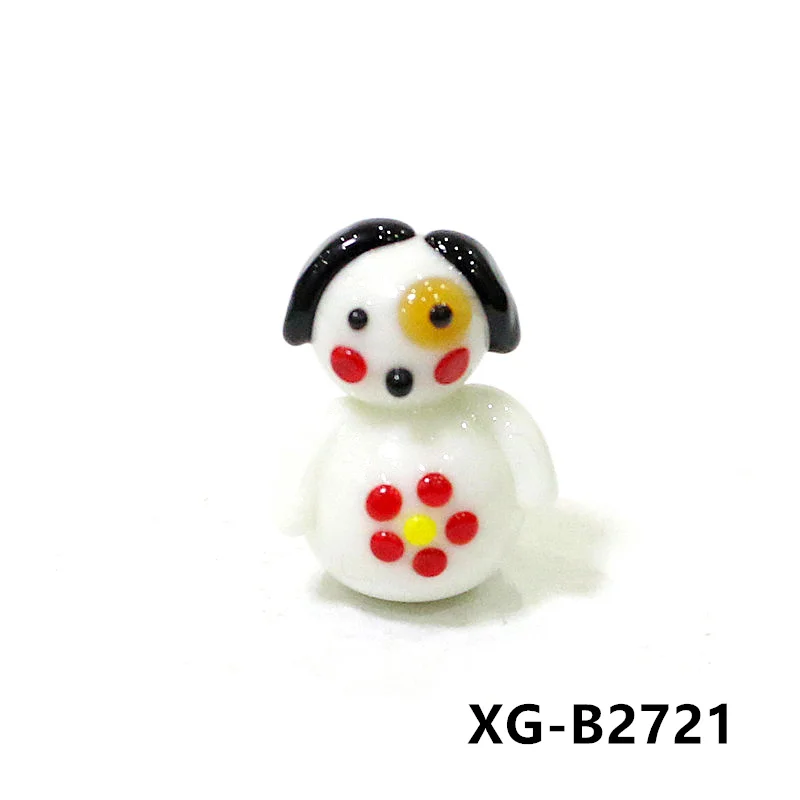  Симпатичная японская миниатюрная стеклянная собачка статуэтка Каваи животные