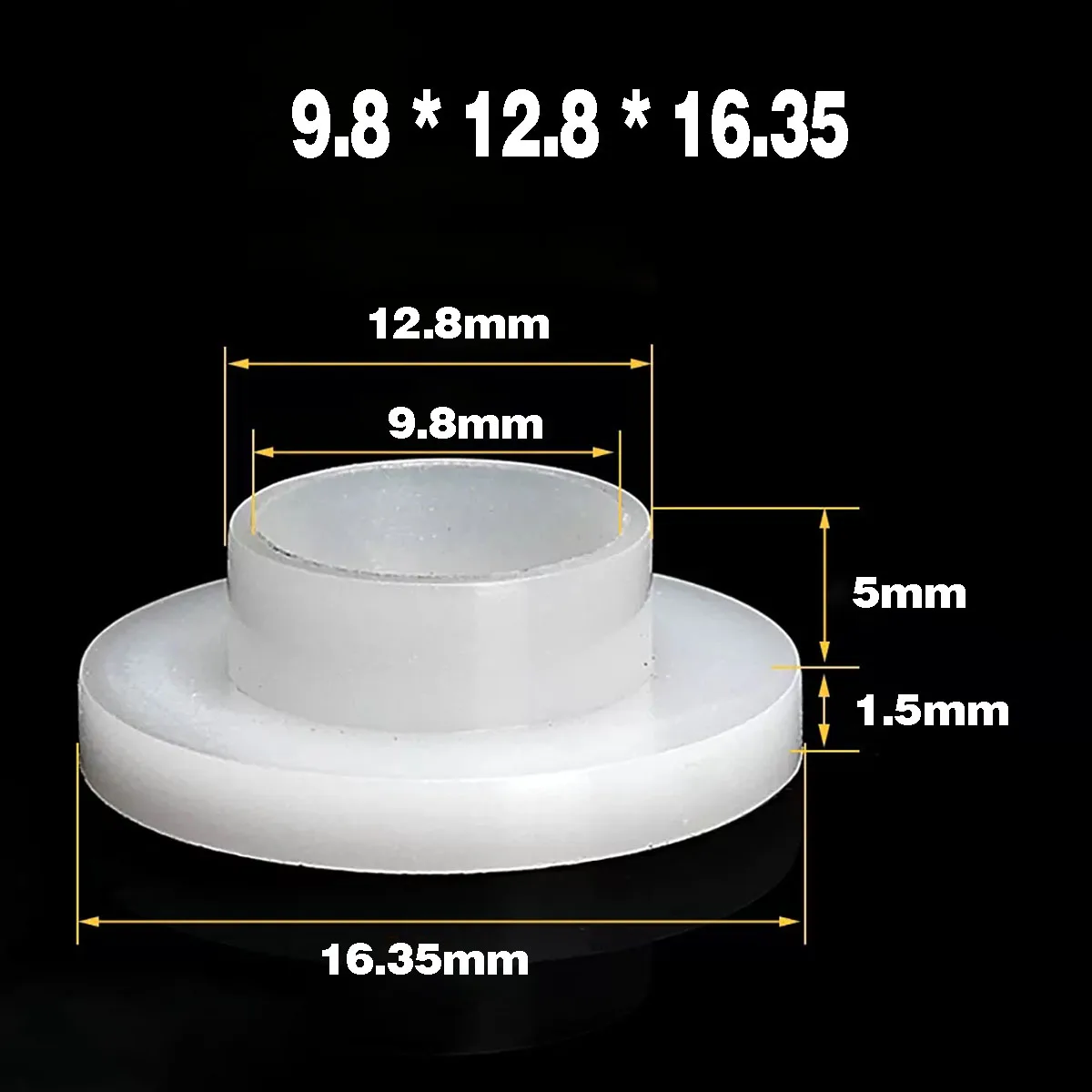 M8M10 20 шт. Т-образная нейлоновая ступенчатая шайба/выпуклая резьбовая втулка изоляционные гранулы