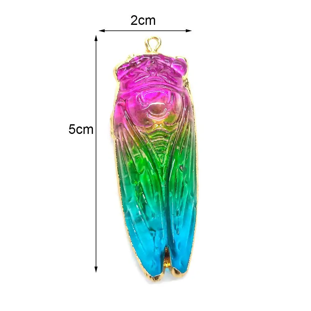 Хрустальный красочный подвесной разноцветный камень украшения ожерелье ремесла