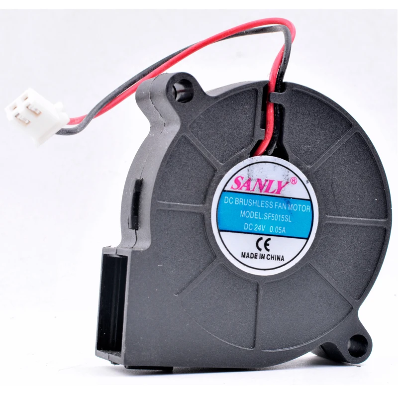 

Вентилятор SF5015SL 5 см, 50 мм, вентилятор 50x50x15 мм, 24 В постоянного тока, 0,05 А, 2 контакта, тихий турбинный вентилятор, охлаждающий вентилятор для увлажнителя, распылителя